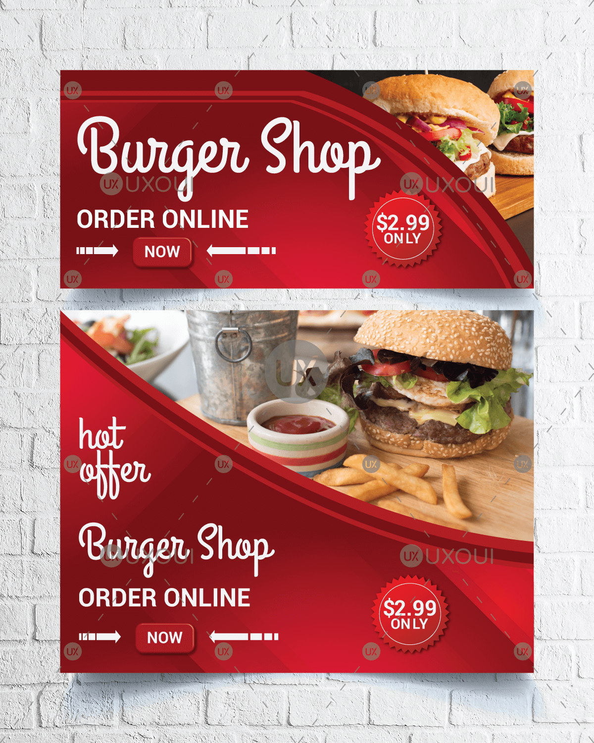 Fast Food Shop Banner Design Meser Vtngcf Org